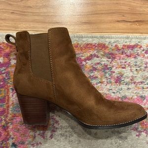 Jcrew brown suede shoes
